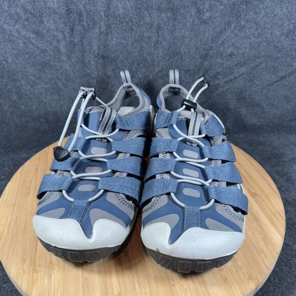 S KEEN Men's CNX II Sandals - Midnight‎ Navy/Real Teal Size 10 - Picture 2 of 6
